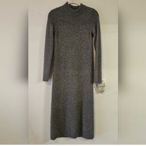 ISO madewell gray cashmere sweater dress